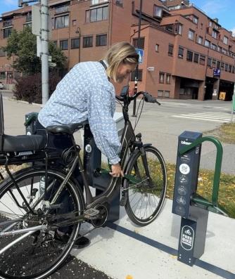 Lenke til artikkel: Parker sykkelen trygt, enkelt og gratis! 